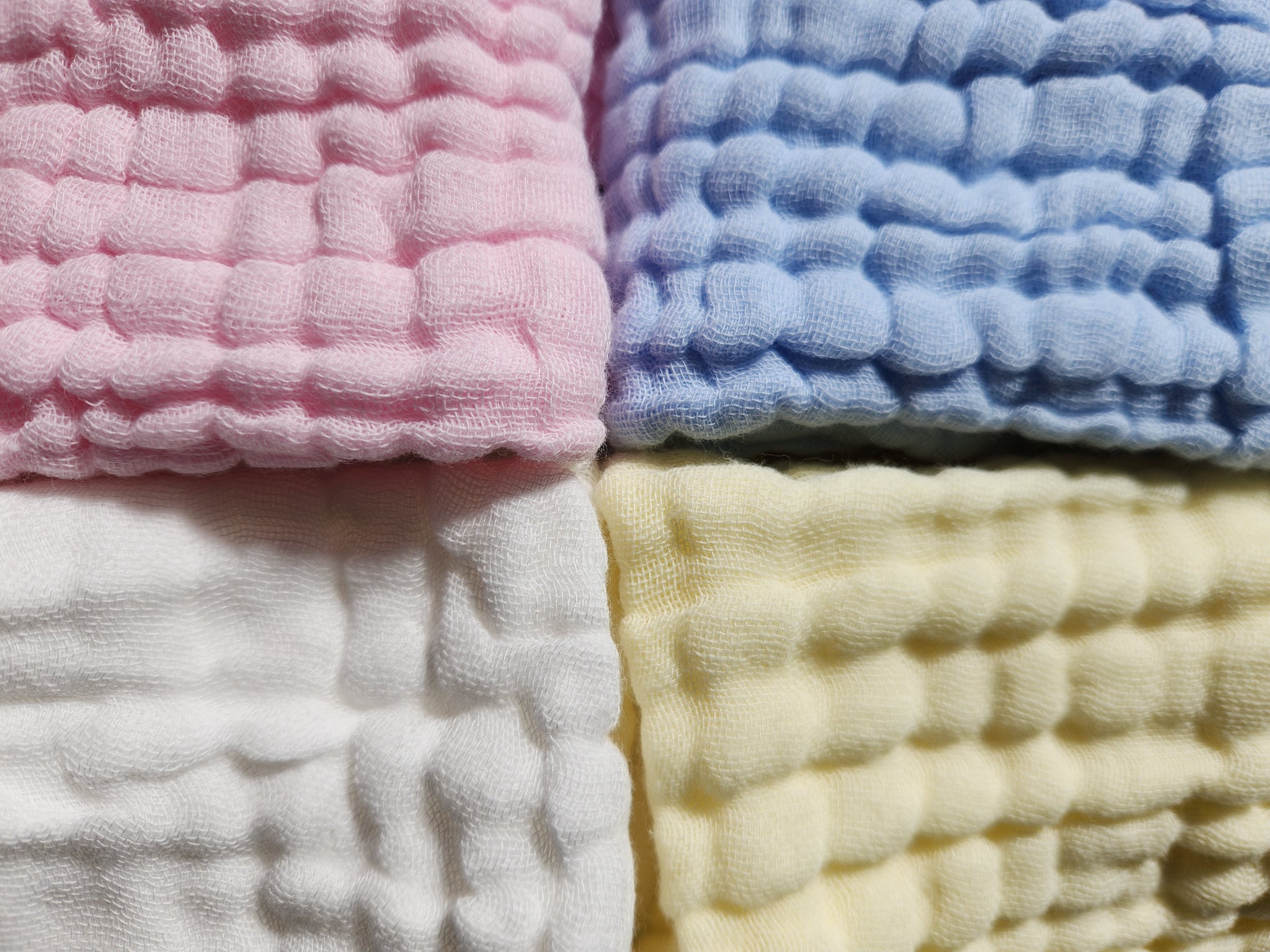 Cherub's Blanket Organic Cotton Little Baby Wash Cloths - Bulk Pack